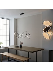 Gallery Home Black Brantford 4 Bulb Ceiling Light - Image 3 of 8