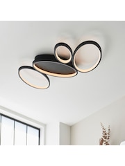 Gallery Home Black Brantford 4 Bulb Ceiling Light - Image 4 of 8