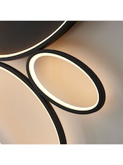 Gallery Home Black Brantford 4 Bulb Ceiling Light - Image 5 of 8