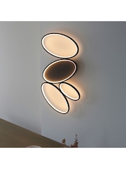 Gallery Home Black Brantford 4 Bulb Ceiling Light - Image 6 of 8