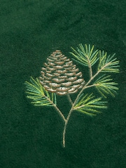 Furn Spruce Winter Pines Faux Fur Fibre Filled Cushion - Image 4 of 4
