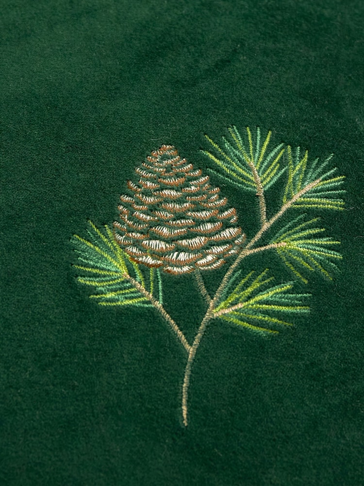 Furn Spruce Winter Pines Faux Fur Fibre Filled Cushion - Image 4 of 4