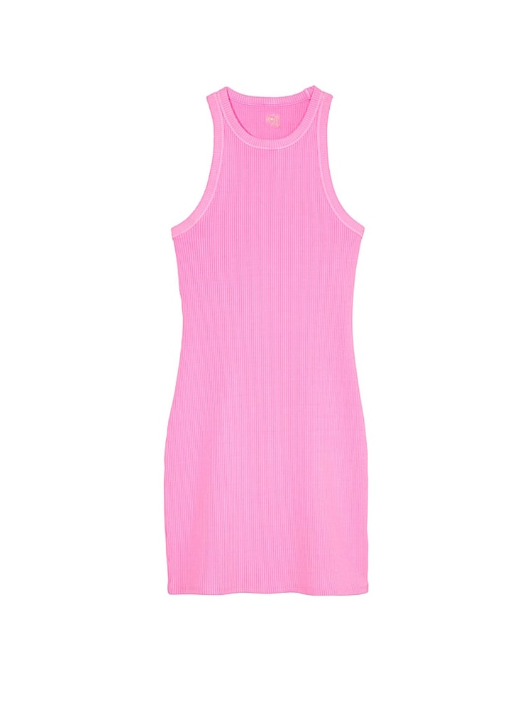 Victoria's Secret PINK Lola Pink Mini Tank Dress - Image 3 of 3 Victoria's Secret PINK Lola Pink Mini Tank Dress - Image 3 of 3