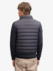 Superdry Grey Interlock Hybrid Jacket - Image 2 of 8