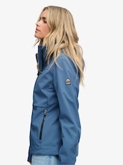 Superdry Blue Hooded Classic Trekker Jacket - Image 5 of 7