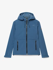 Superdry Blue Hooded Classic Trekker Jacket - Image 7 of 7