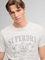 Superdry Cream Mercantile T-Shirt - Image 4 of 6