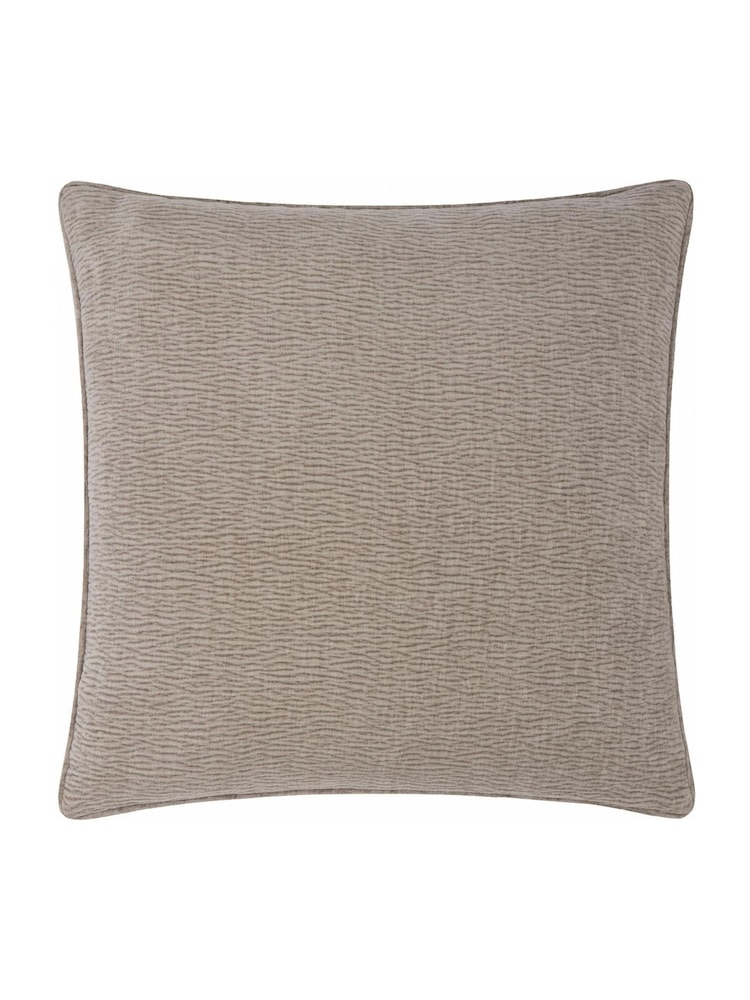 Yard Greige Heath Washed Velvet Textured Fibre Filled Cushion - Image 2 of 3 Yard Greige Heath Washed Velvet Textured Fibre Filled Cushion - Image 2 of 3