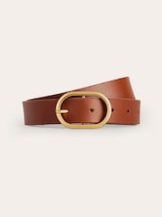 Boden Brown Classic Leather Belt - Image 3 of 4