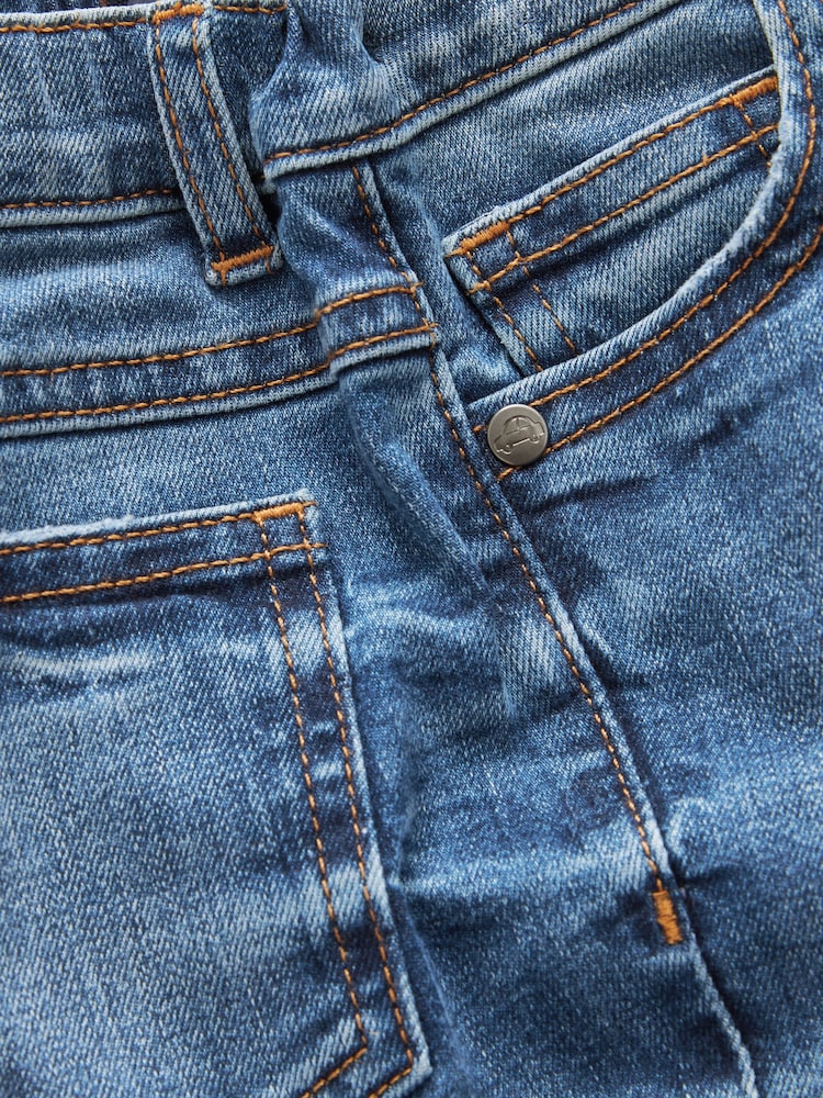 Mid Blue Denim 100% Cotton Distressed Jeans (3mths-7yrs) - Image 8 of 8 Mid Blue Denim 100% Cotton Distressed Jeans (3mths-7yrs) - Image 8 of 8