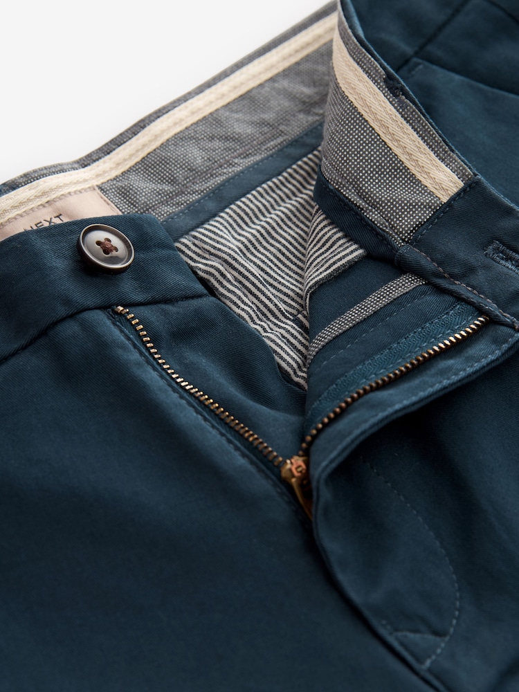 Blue Dark Skinny Fit Stretch Chino Trousers - Image 7 of 9
