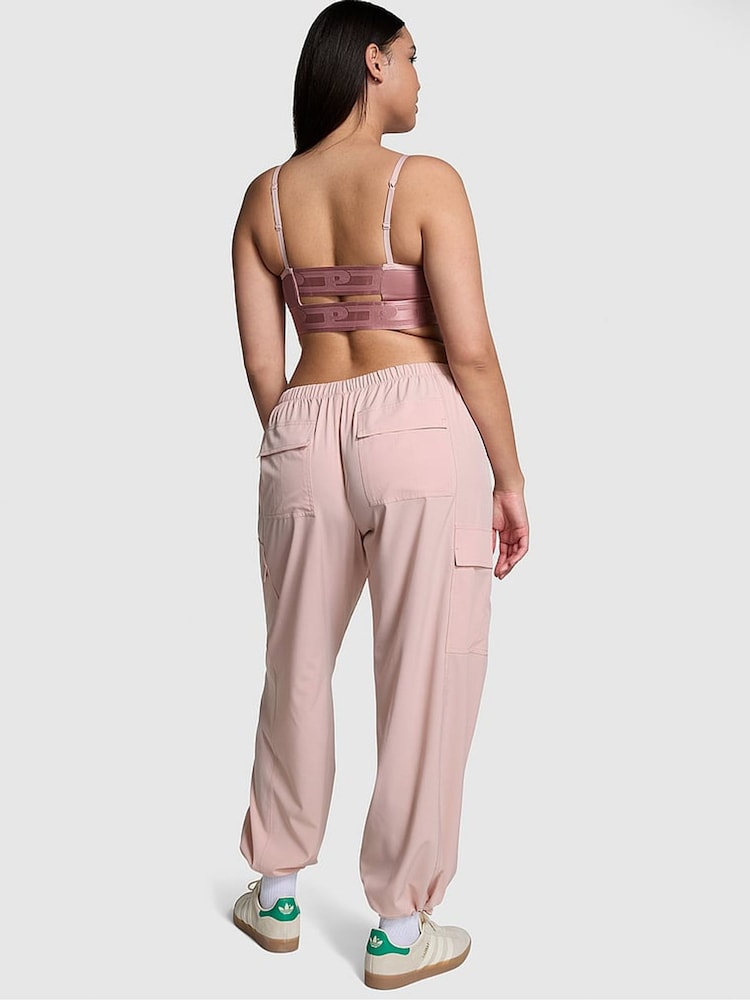 Victoria's Secret PINK Wanna Be Pink Parachute Cargo Trousers - Image 2 of 2