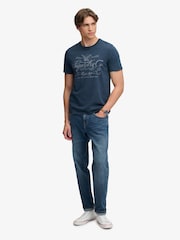 Superdry Blue Mercantile T-Shirt - Image 2 of 5