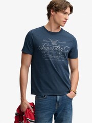 Superdry Blue Mercantile T-Shirt - Image 5 of 5
