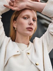 Barbour® Cream Celeste Knitted Cardigan - Image 8 of 10