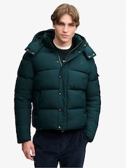 Superdry Green Premium Ripstop Puffer Jacket - Image 1 of 7