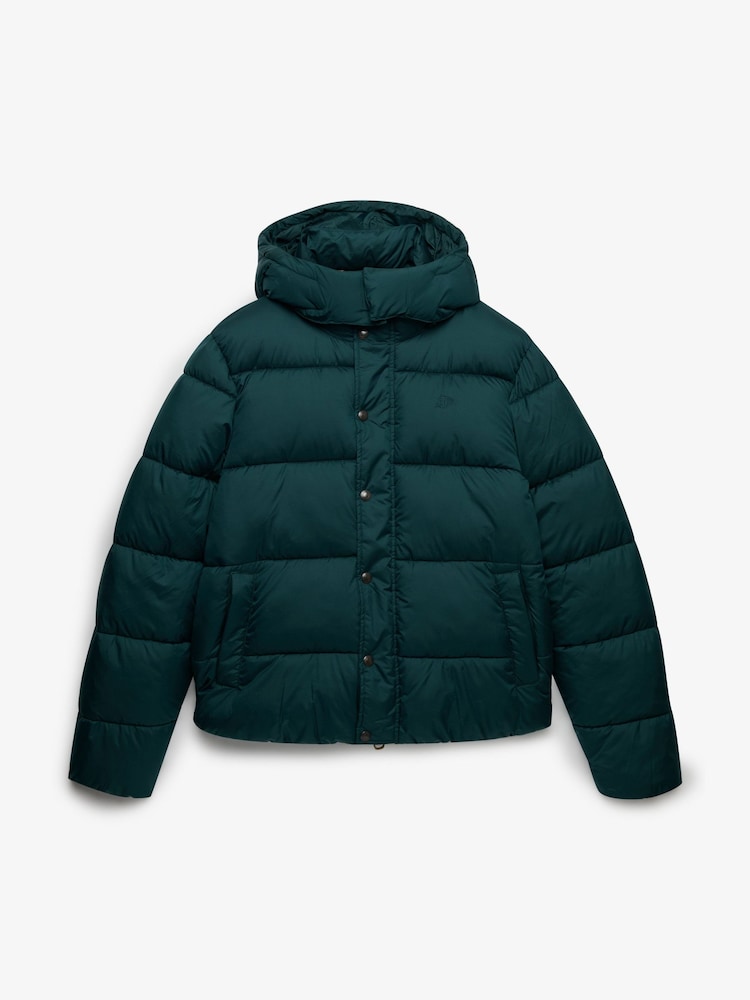 Superdry Green Premium Ripstop Puffer Jacket - Image 7 of 7