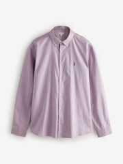 Lilac Purple Long Sleeve Stretch Oxford Shirt - Image 1 of 1
