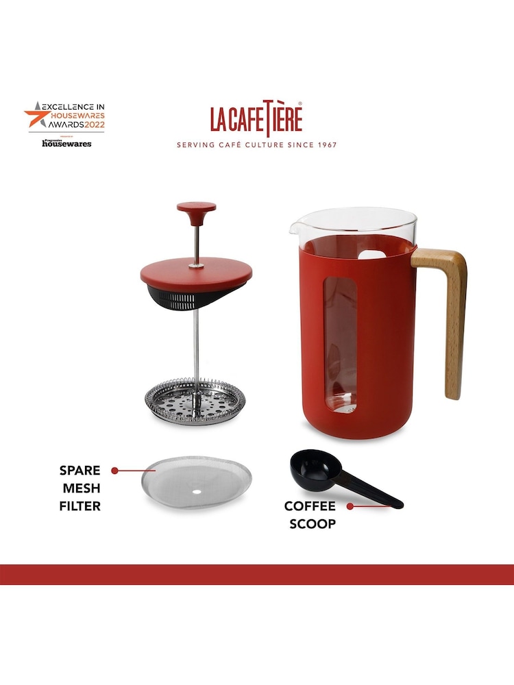 Cafetera de cristal de 3 tazas Pisa de La Cafetiere - Imagen 2 de 2