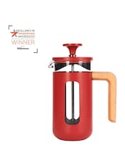 La Cafetiere Red Pisa 3 Cup Glass Cafetiere - Image 5 of 6