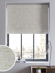 Natural Textured Made to Measure Roman Blinds - Image 1 of 5