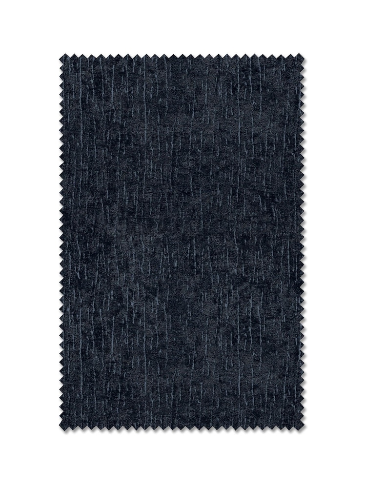Navy Blue Chenille Made to Measure Roman Blinds - Image 5 of 5