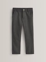 Grey Slim Waist School Jean Style Trousers (3-17yrs) - Image 1 of 7