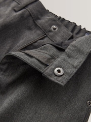 Grey Slim Waist School Jean Style Trousers (3-17yrs) - Image 4 of 7