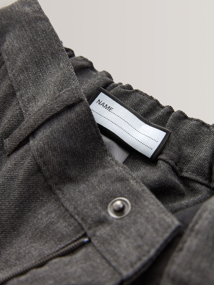 Grey Slim Waist School Jean Style Trousers (3-17yrs) - Image 6 of 7