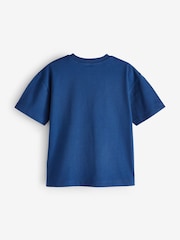 Blue Basketball Bunny Short Sleeve Graphic T-Shirt (3-16yrs) - Image 2 of 3
