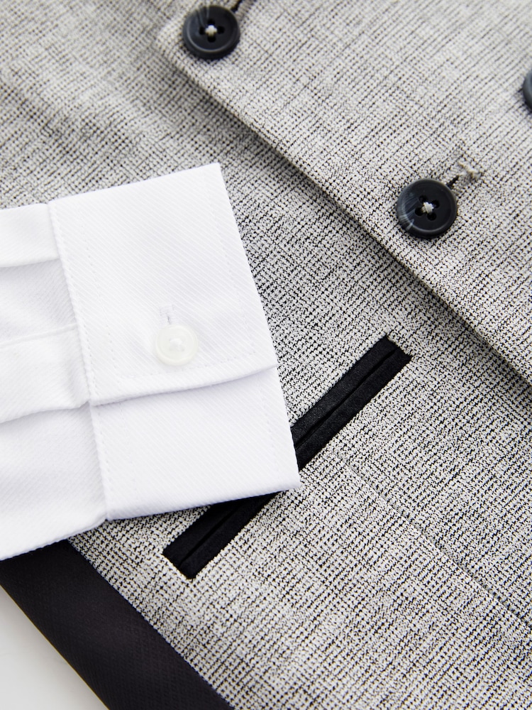 Grey /Ecru Check Waistcoat Set (12mths-16yrs) - Image 5 of 5