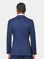 Peckham Rye Navy Blue Regular Fit Contemporary Notched Lapel Jacket - Image 3 of 6