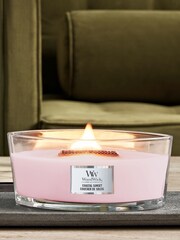 Woodwick Pink Ellipse Scented Candle with Crackle Wick Coastal Sunset - Image 1 of 4