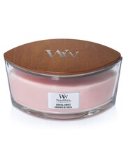 Woodwick Pink Ellipse Scented Candle with Crackle Wick Coastal Sunset - Image 2 of 4
