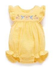 Purebaby בגד גוף רקום - תמונה 2 מתוך 5
