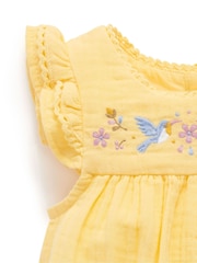 Purebaby בגד גוף רקום - תמונה 4 מתוך 5