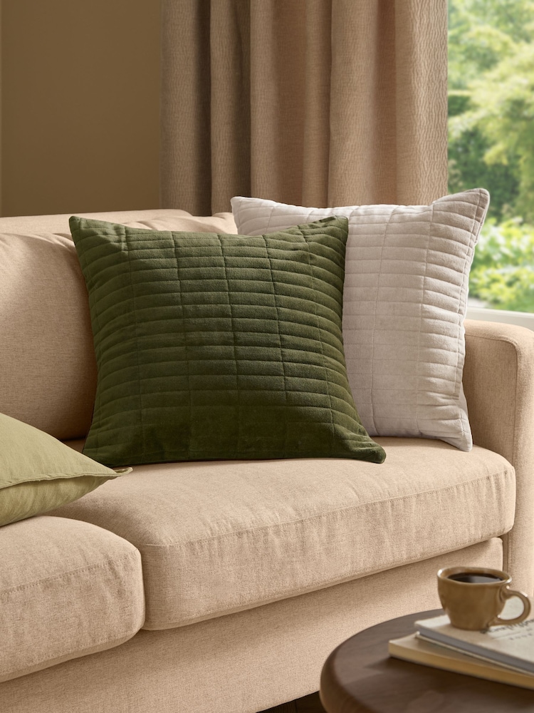 Yard Dales Quilted Fibre Filled Cushion - 2суретінің 2 суреті