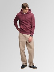 Superdry Purple Outdoor Icon Hoodie - Image 3 of 4