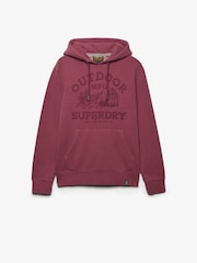 Superdry Purple Outdoor Icon Hoodie - Image 5 of 6