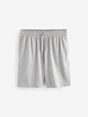 Blue Stripe/Grey Textured Short Pyjama Set - Image 8 of 9