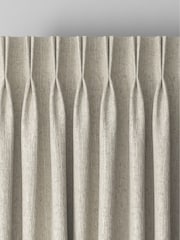 Light Natural Chenille Made to Measure Curtains - Image 5 of 9
