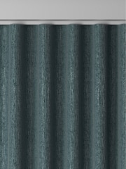 Teal Green Chenille Made to Measure Curtains - Image 8 of 9
