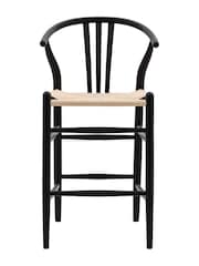 Gallery Home Black Wesley Bar Stools Set of 2 - Image 1 of 4