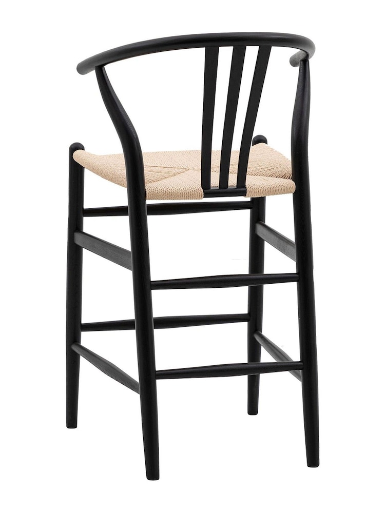 Gallery Home Black Wesley Bar Stools Set of 2 - Image 2 of 4