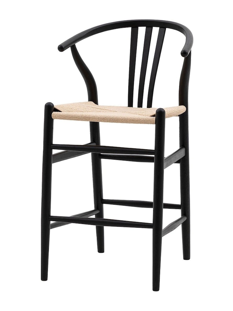 Gallery Home Black Wesley Bar Stools Set of 2 - Image 4 of 4
