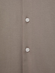 Reiss Cinder Viscount Slim Fit Mercerised Cotton Jersey Shirt - Image 5 of 5