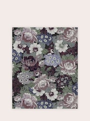 Laura Ashley Blackberry Purple Honnington Peonies A4 Wallpaper Sample - Image 2 of 2