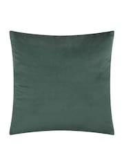 Furn Green Softie Checkerboard Quilted Fibre Filled Cushion - Image 3 of 4