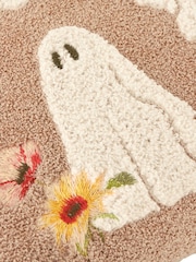 Furn Natural Bootanical Ghost Boucle Fibre Filled Cushion - Image 4 of 4