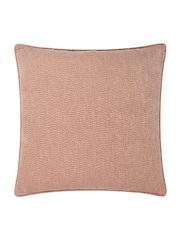 Yard Cotta Heath Washed Velvet Textured Fibre Filled Cushion - Image 2 of 3